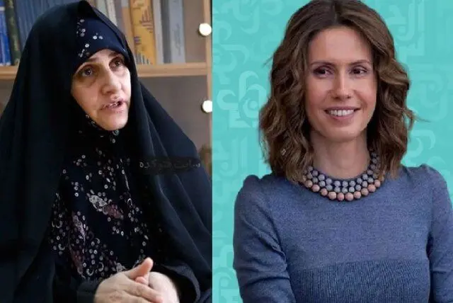 پیام ویژه همسر بشار اسد به جمیله علم الهدی

