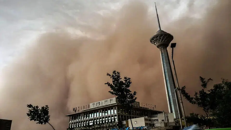 هشدار؛ توفان شدید در تهران تا یک ساعت دیگر 