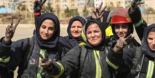 فعالیت آتش‌نشانان زن در تهران آغاز شد