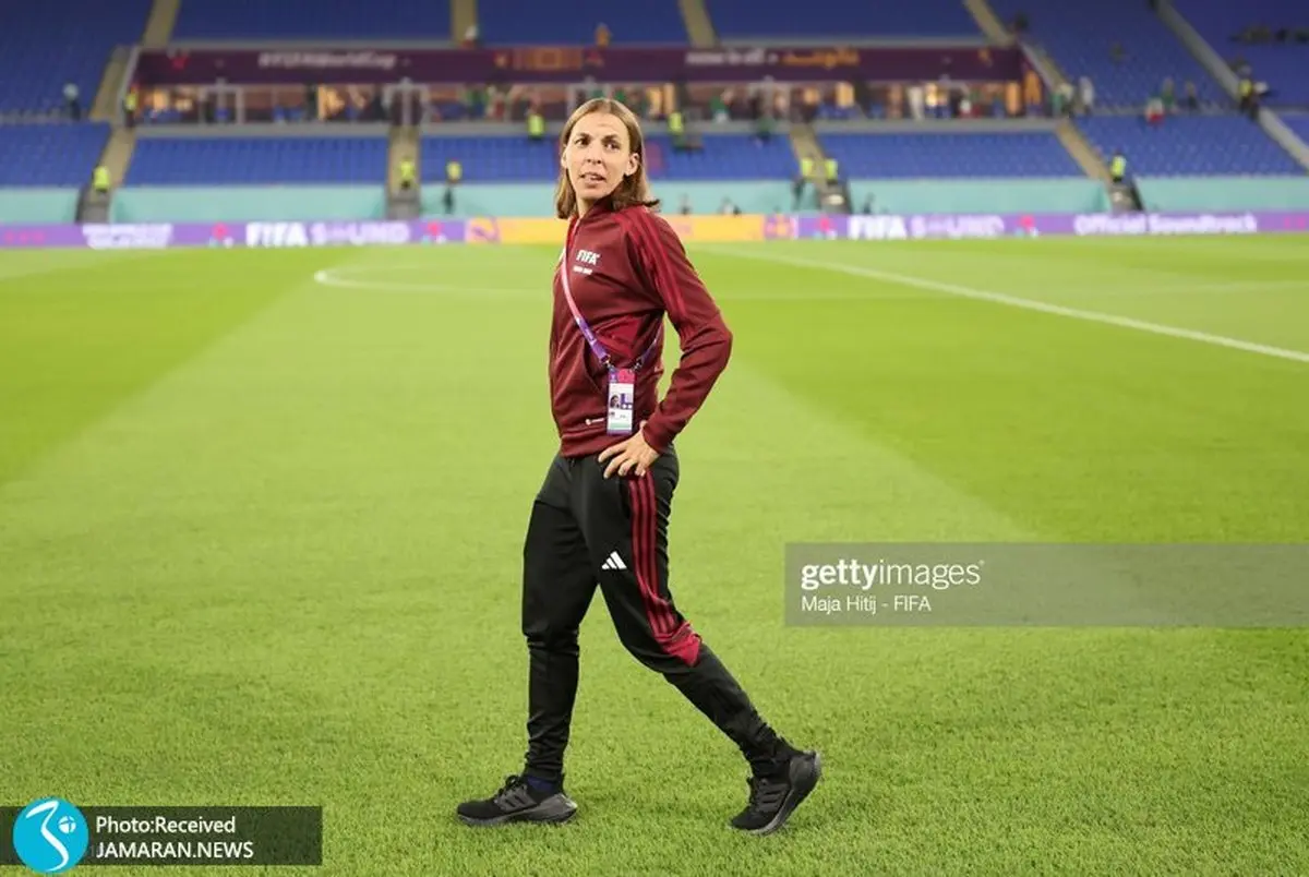 تاریخ سازی زن داور در جام جهانی ۲۰۲۲ + عکس