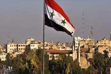 پرچم سفارت ‎سوریه در تهران به پایین کشیده شد!
