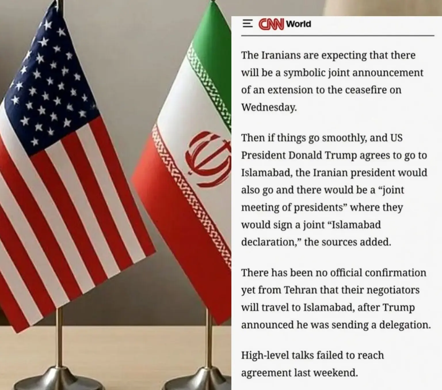 خبر جنجالی از دیدار ترامپ و پزشکیان در اسلام آباد