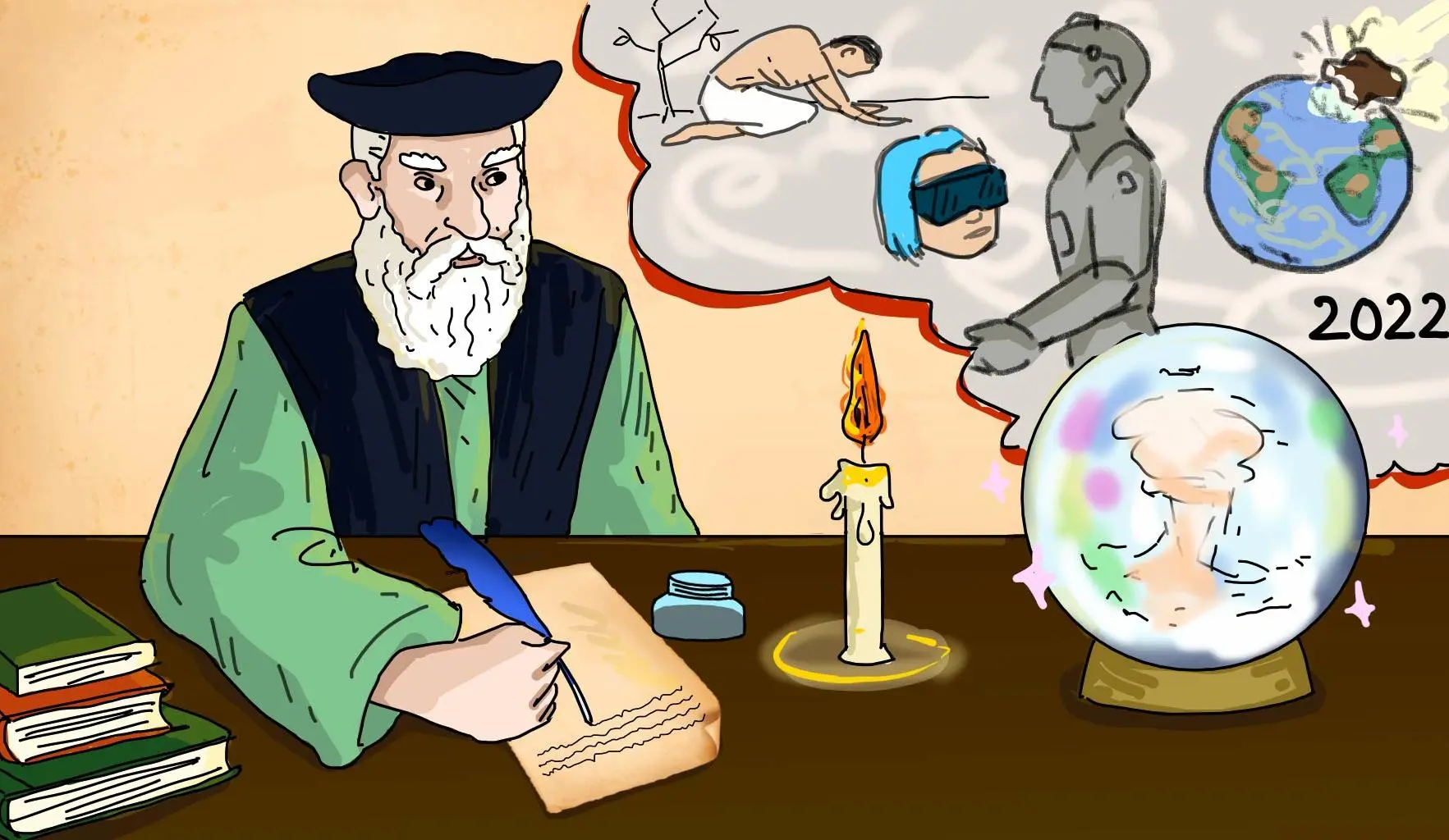 پیشگویی‌های نوستراداموس زنده | آغاز جنگ جهانی سوم و ۳ روز تاریکی مطلق در جهان