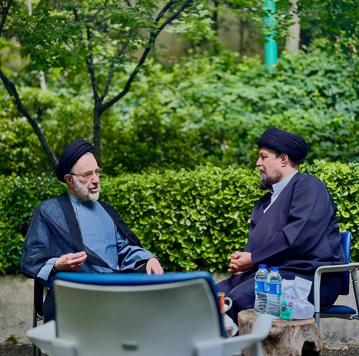 عکسی و خبری که  سید احمد خمینی از خاتمی منتشر کرد