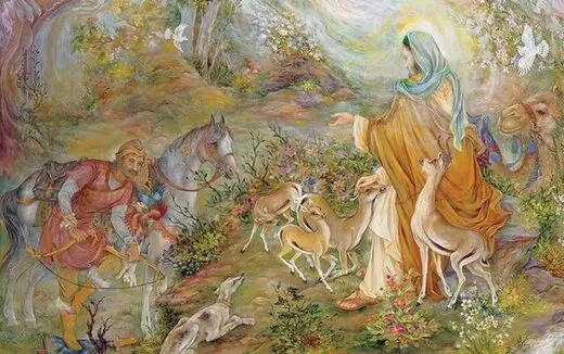 ماجرای آفرینش تابلوی «ضامن آهو»ی محمود فرشچیان