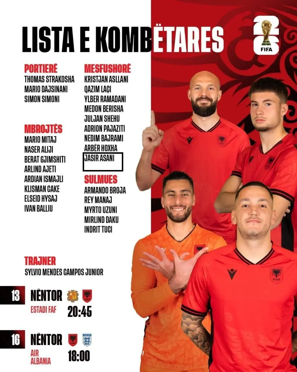 دعوت یاسر آسانی به تیم ملی