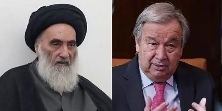واکنش دبیرکل سازمان ملل به نامه آیت‌الله سیستانی
