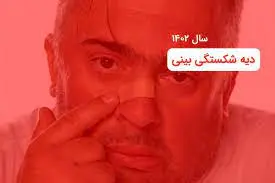 دیه شکستن و بریدن بینی چقدر آب می خورد؟ 