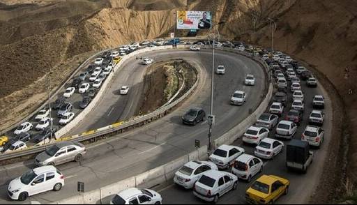 آخرین وضعیت ترافیک جاده چالوس در روز عید فطر
