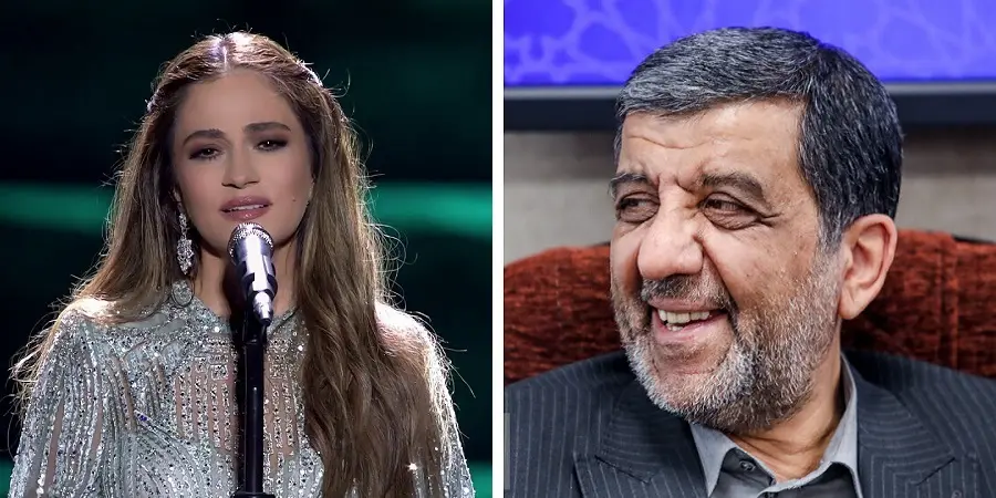 جنجال انتشار آوازخوانی یک خواننده زن لبنانی توسط وزیر رئیسی |جولیا پِطرس کیست؟ +عکس