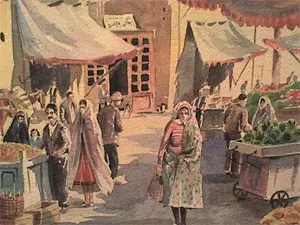 تصویر دیدنی   از بازار تهران در دهه ۴۰
