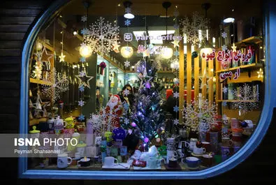 حال و هوای محله جلفا در شب‌های کریسمس