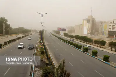 گرد و خاک در اهواز