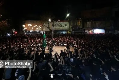 مراسم علم کشی مهاجران افغانستانی در مشهد