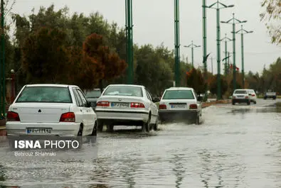 خیابان های زابل رودخانه شد