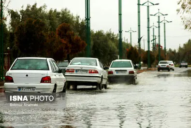 خیابان های زابل رودخانه شد