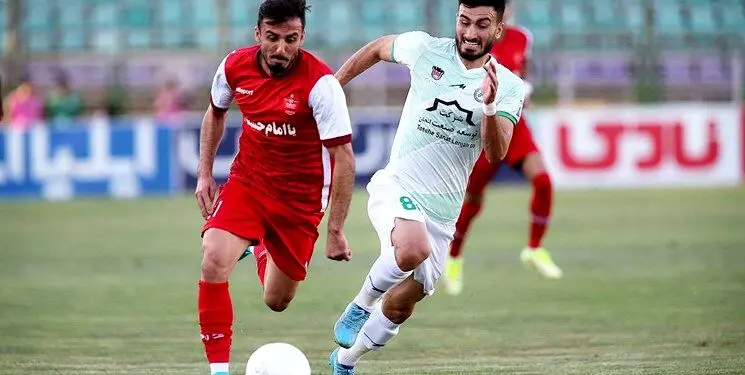 زور پرسپولیس به ذوب آهن ۱۰ نفره نرسید!+خلاصه بازی