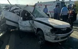 برخورد شدید پرشیا با گاردریل و پژو ۲۰۷ + آمار جان‌باختگان