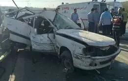 برخورد شدید پرشیا با گاردریل و پژو ۲۰۷ + آمار جان‌باختگان
