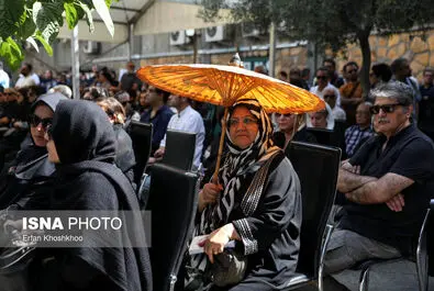 مراسم تشییع پیکر احمدرضا احمدی