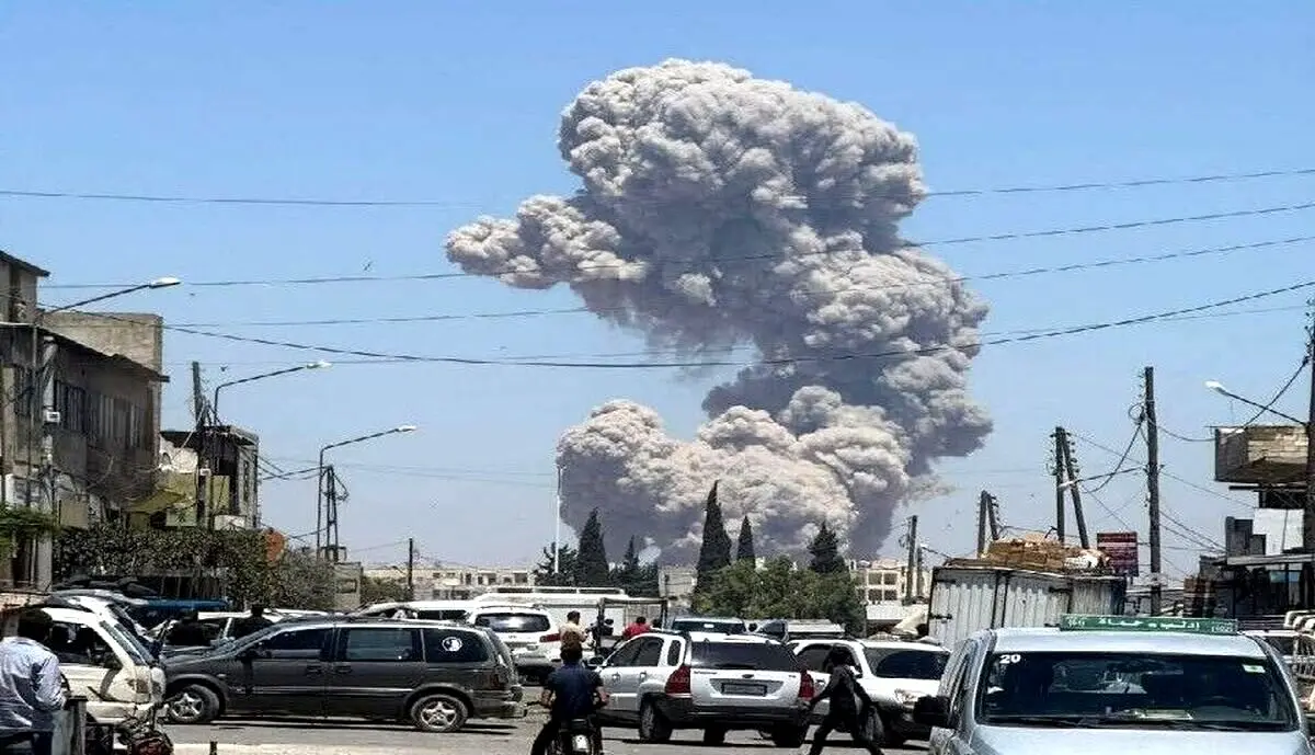 انفجار مهیب در حومه ادلب سوریه