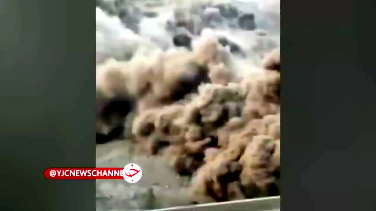 ببینید | تصاویر آخرالزمانی از حادثه هولناک در جاده هراز