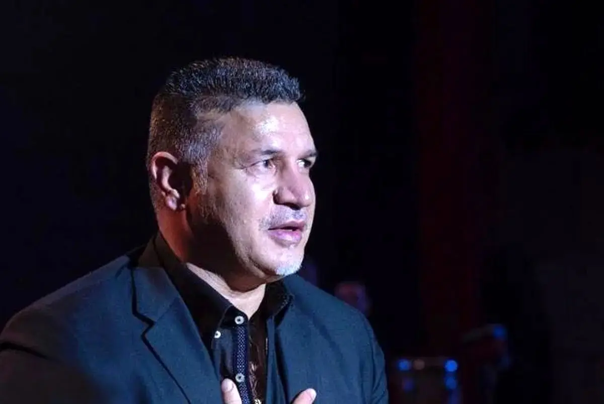 دیدار علی دایی با خواننده لس آنجلسی در آمریکا+عکس