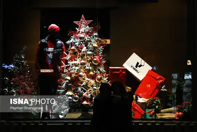 حال و هوای محله جلفا در شب‌های کریسمس