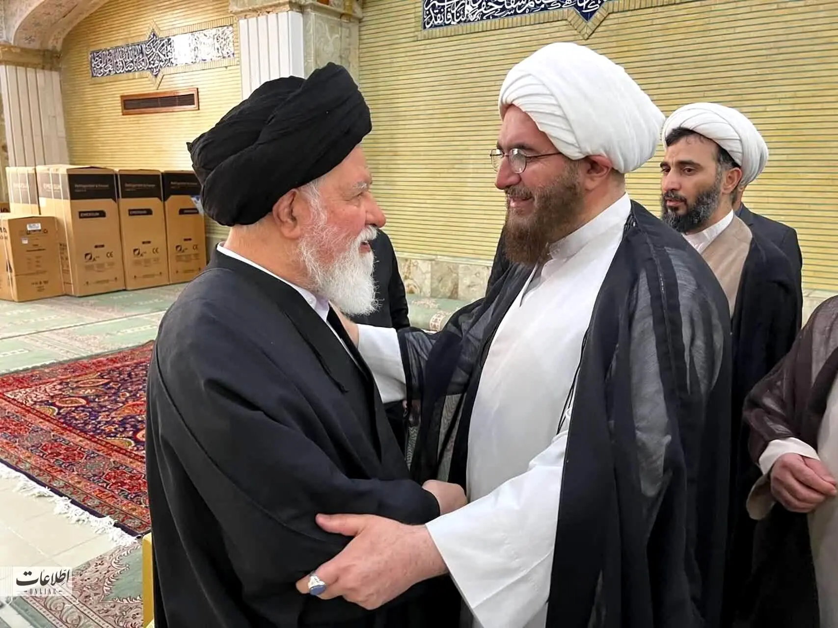 حضور احمد علم الهدی در مراسم تشییع ابراهیم رئیسی در تبریز + فیلم