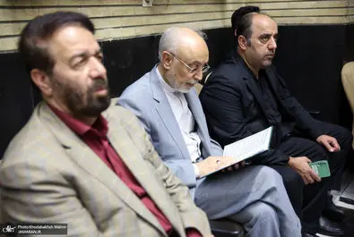 مراسم ترحیم مادر اسحاق جهانگیری