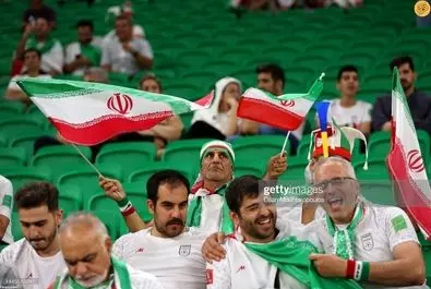 تماشاگران بازی ایران و آمریکا