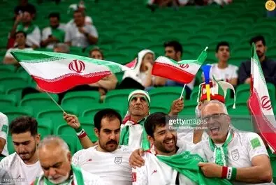 تماشاگران بازی ایران و آمریکا