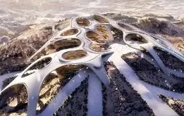 بازی‌های زمستانی آسیا در پیست اسکی بن سلمان وسط بیابان!