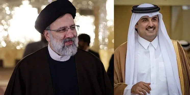 امیر قطر و رئیسی تلفنی گفتگو کردند
