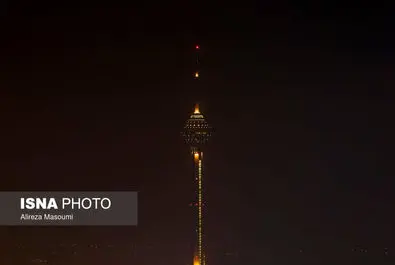 آلودگی شب‌های تهران