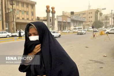 گرد و خاک در اهواز