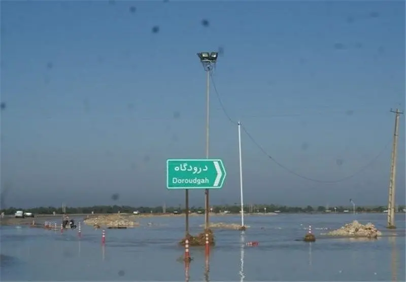 پل درودگاه غرق شد! + فیلم
