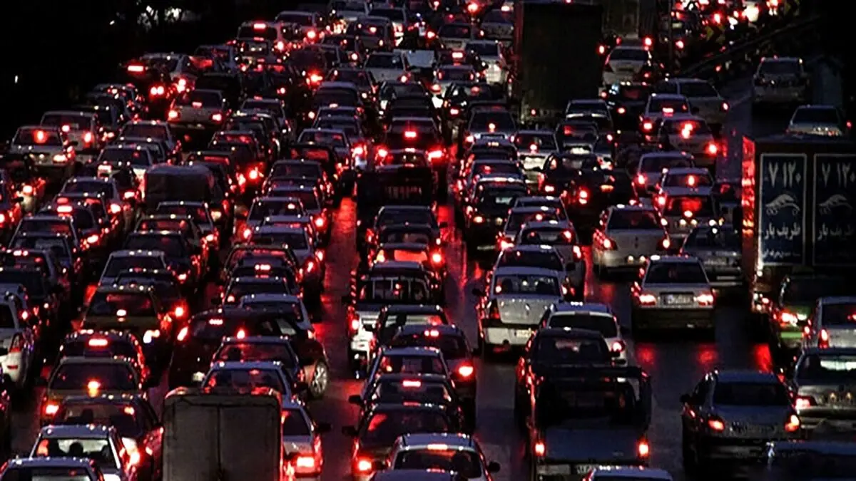 ترافیک در این جاده شمالی فوق سنگین شد