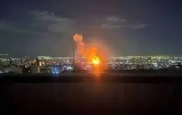  نور آبی پس از انفجارهای امشب برای چیست!؟+فیلم
