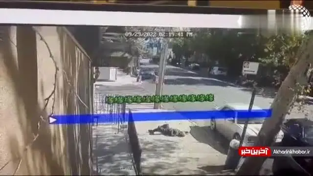لحظه قتل هولناک مرد جوان با ضربات چاقو + فیلم