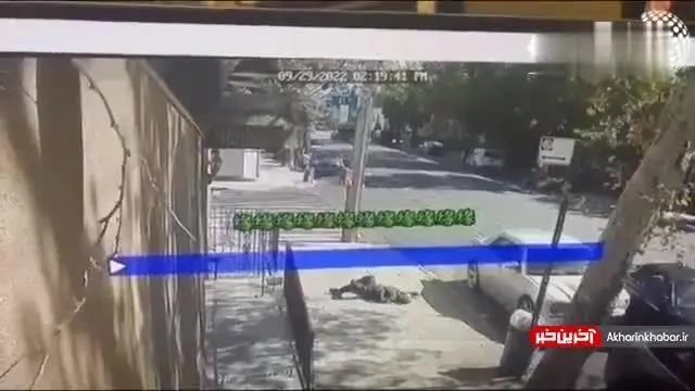 لحظه قتل هولناک مرد جوان با ضربات چاقو + فیلم