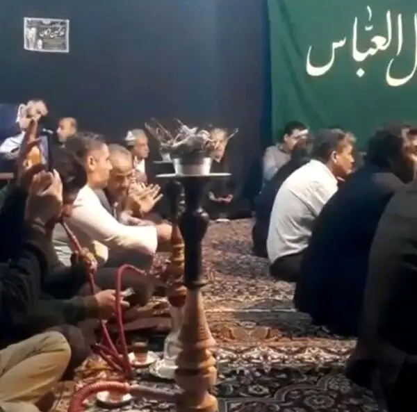 عزاداری با طعم قلیان؟!