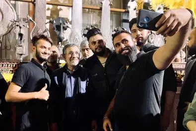 مراسم تاسوعا احمدی نژاد