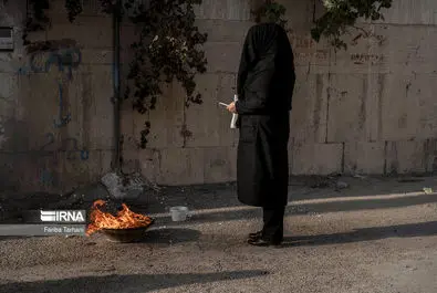 عزاداری بانوانِ نقاب‌زده در «چهل منبر» لرستان