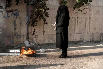 عزاداری بانوانِ نقاب‌زده در «چهل منبر» لرستان