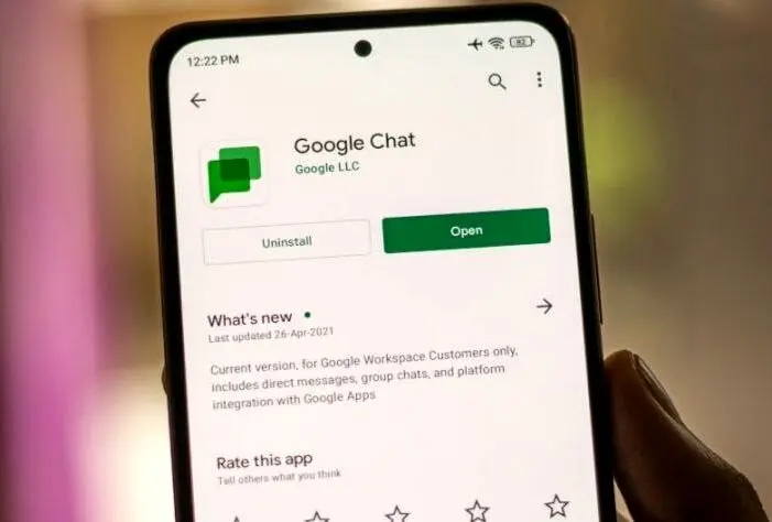 تحریم گوگل چت برداشته شد