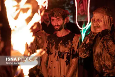 آیین «گل مالی »در روز عاشورا
