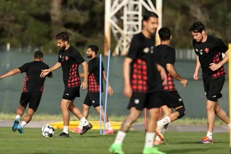 تمرین تاکتیکی مهم پرسپولیس با دو غایب