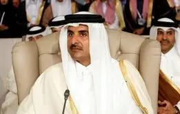 تماس تلفنی فوری ترامپ با امیر قطر همزمان با حضور لاریجانی
