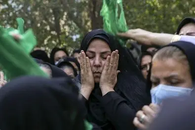 تشییع پیکر  دو برادر جان باخته  بهبهانی